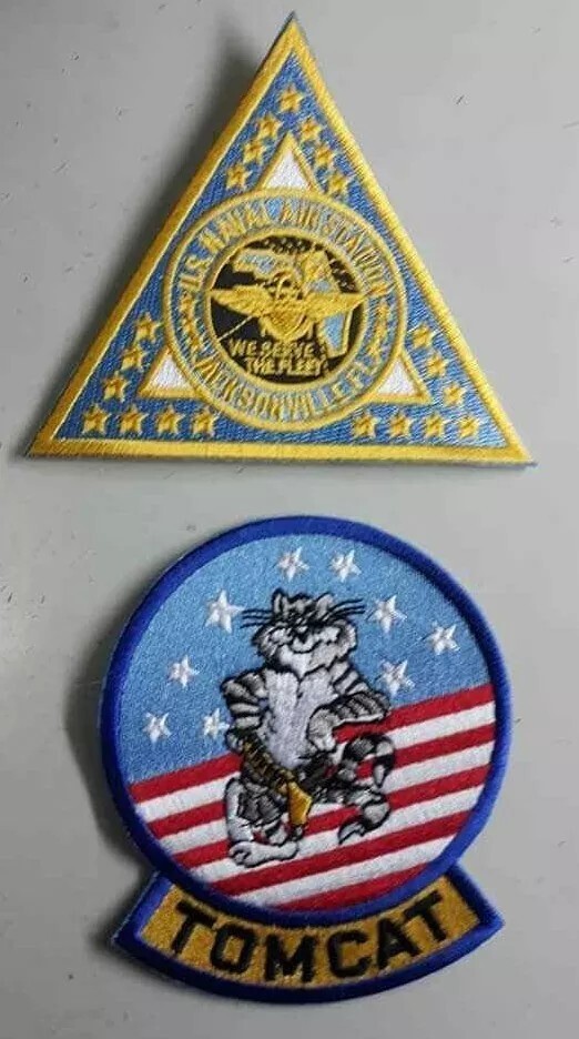 TOP GUN MOVIE G1 FLIGHT JACKET EMBROIDERED PATCHES Set Of 17