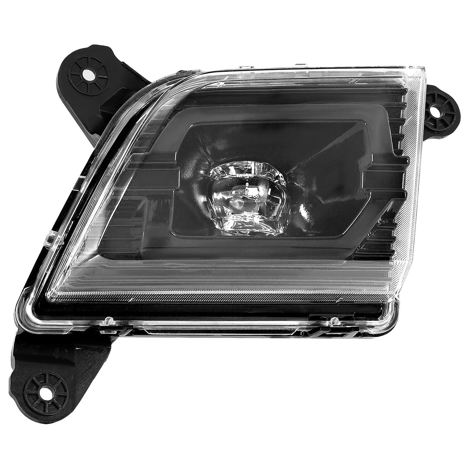 For 2019 2020 2021 2022 Chevy Silverado 1500 LED Daytime Fog Light Lamps Black