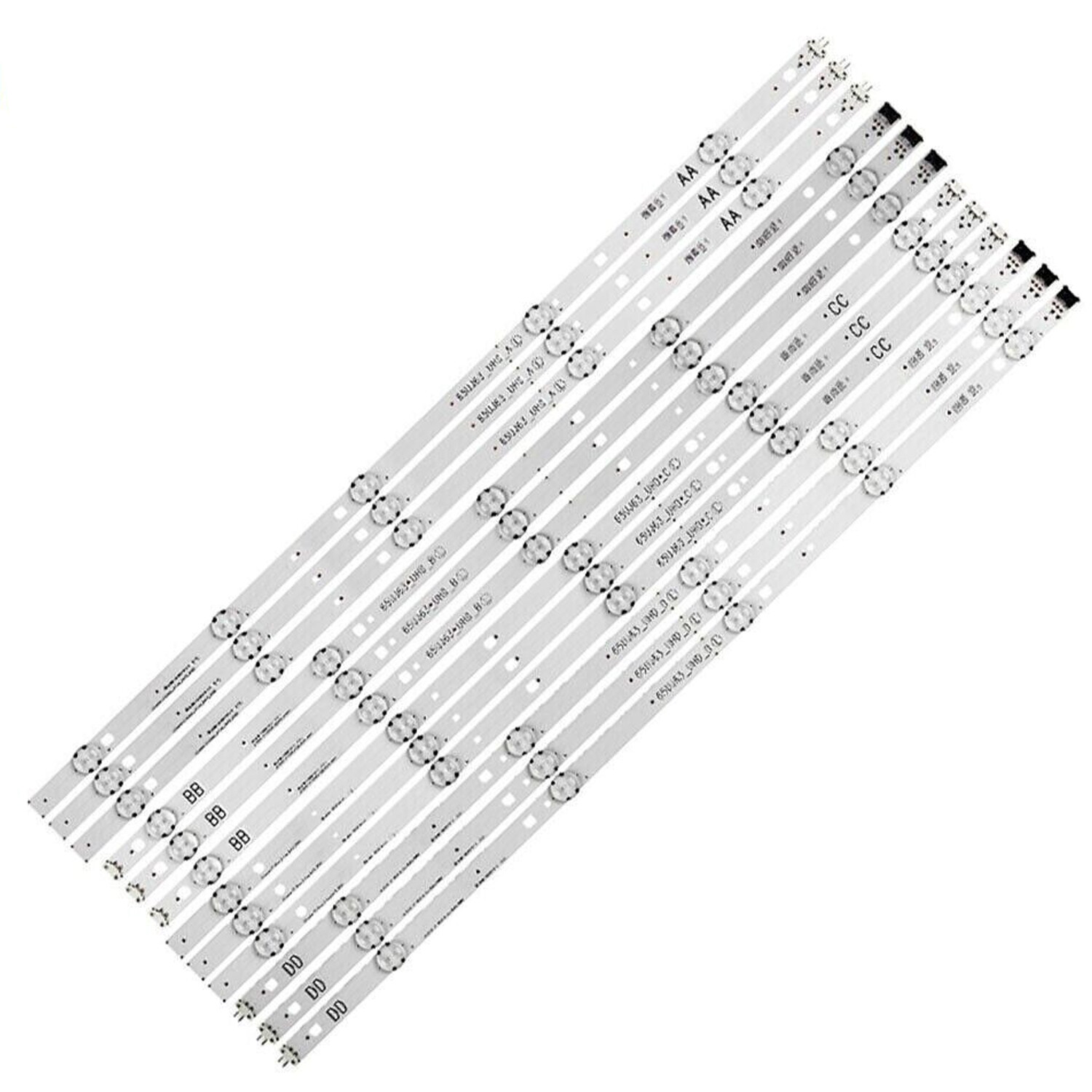 New LED Strips For LG 65UJ6300 65UJ6050 65UJ6100 65UJ6307 65UJ63_UHD_A B C D