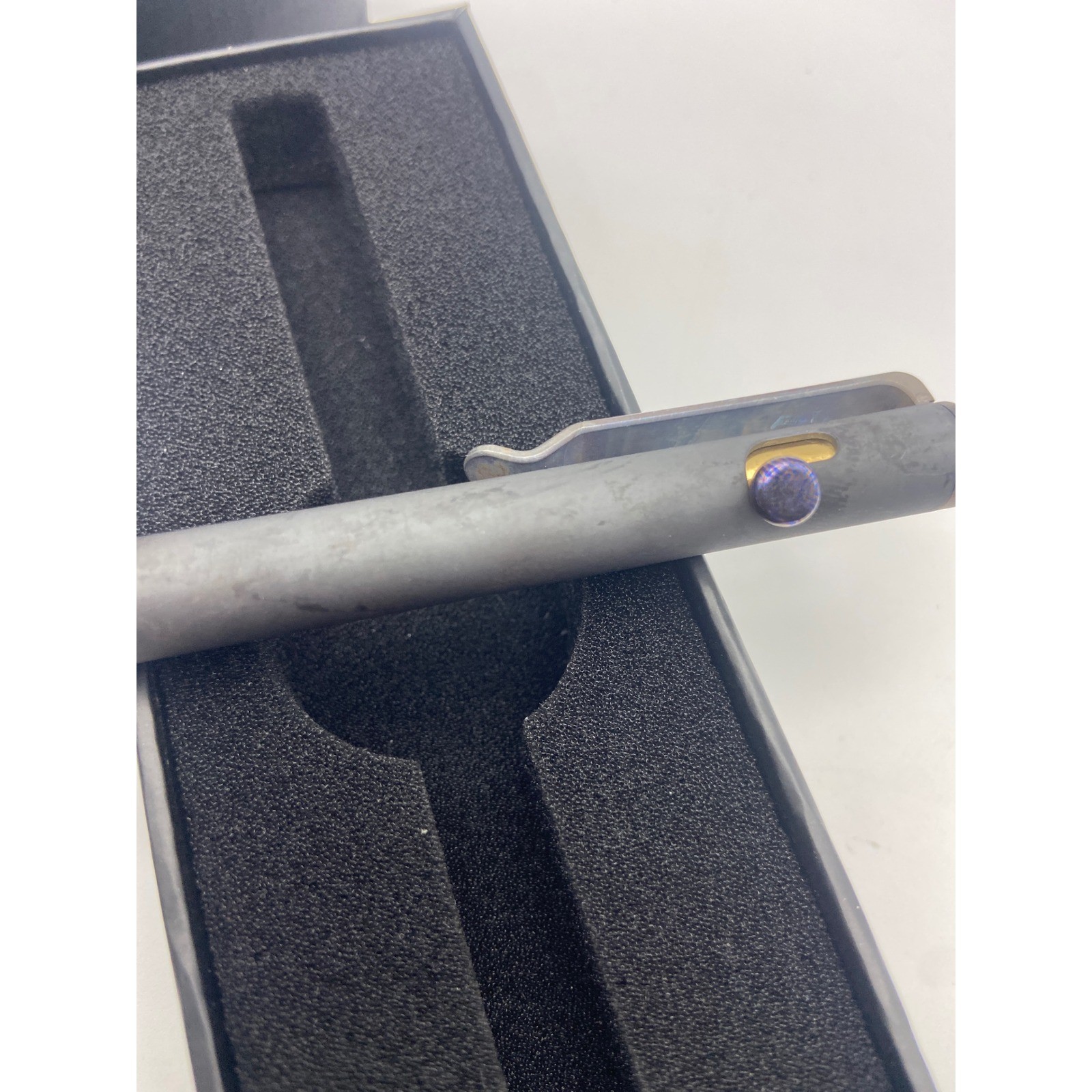 Premium Titanium EDC Pen Stealth Camo Design Lightning clip Custom one of a kind