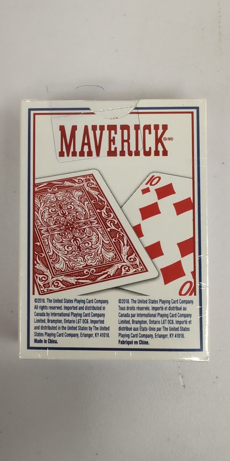 12 Maverick Pinochle Decks (Red & Blue) by US Playing Card Company New Sealed