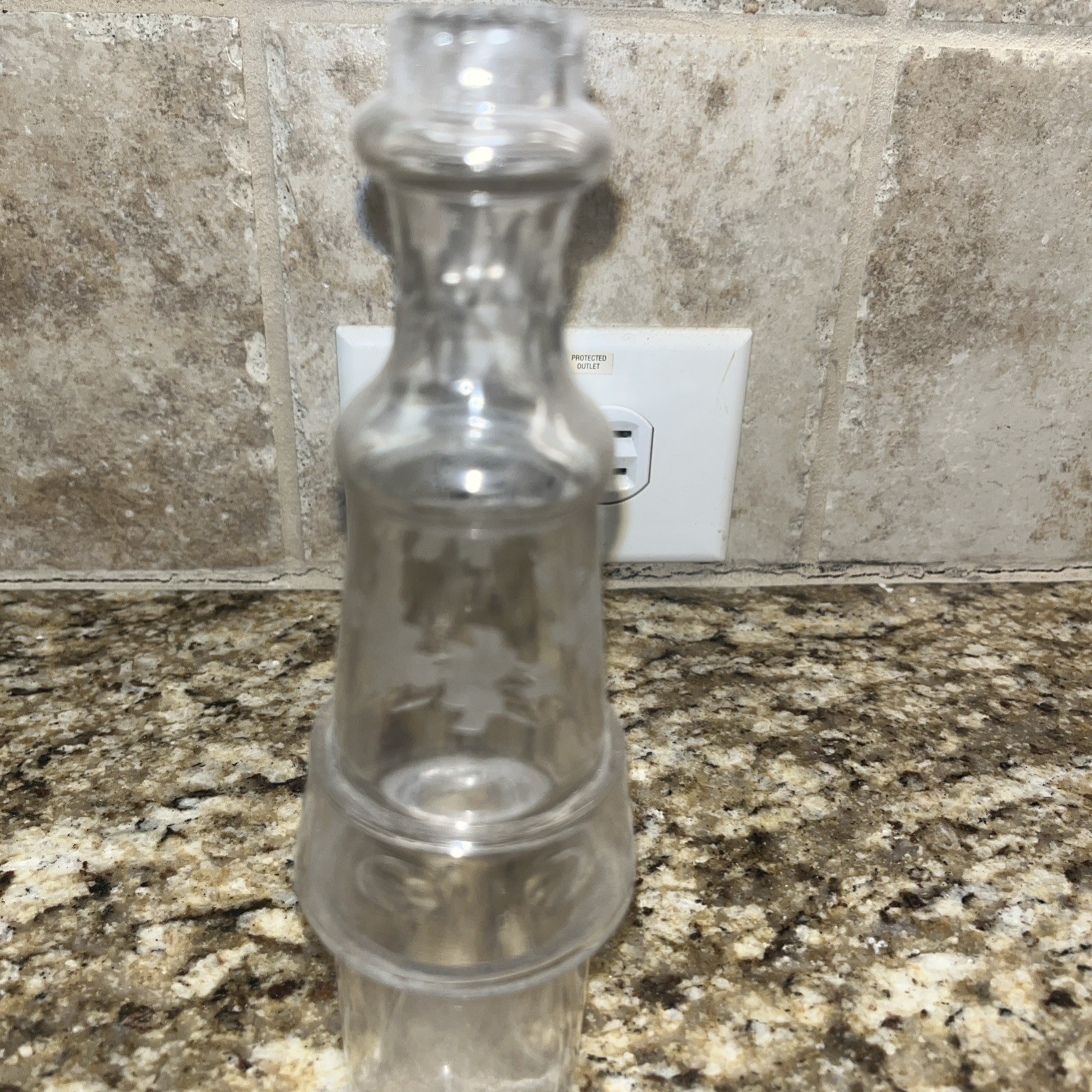 Antique Pairpoint Mfg. Co Glass Cruet Condiment - 7 pieces
