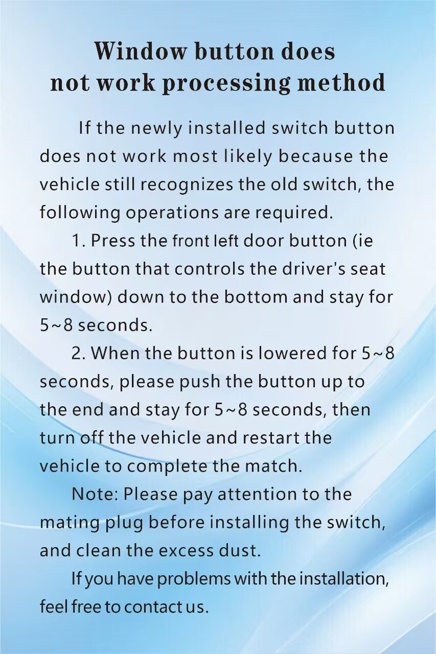 Master Window Switch Control for 2011-2019 Nissan Leaf Juke Altima Sentra Rogue