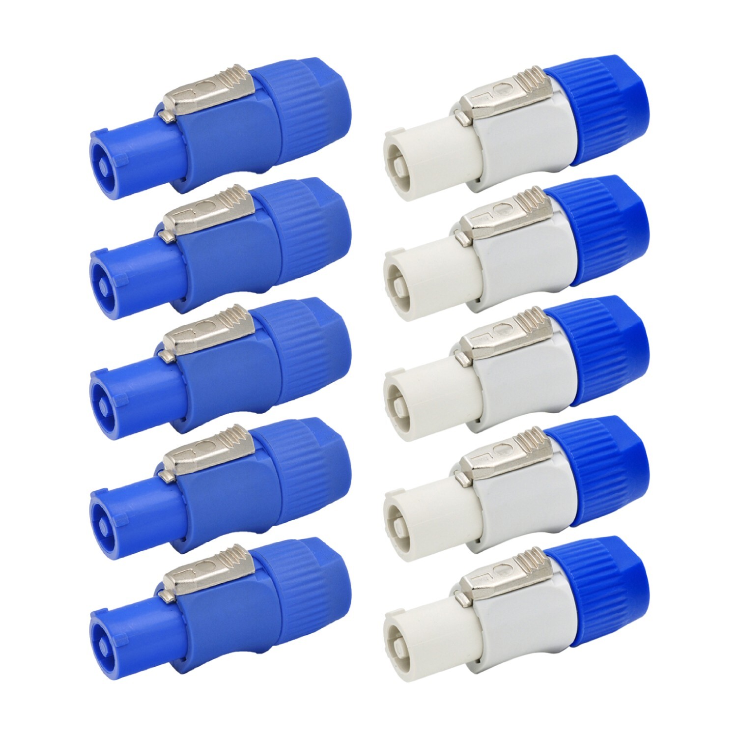 (5 EACH) NAC3FCA & NAC3FCB PowerCON Cable Connector Replacement for Neutrik