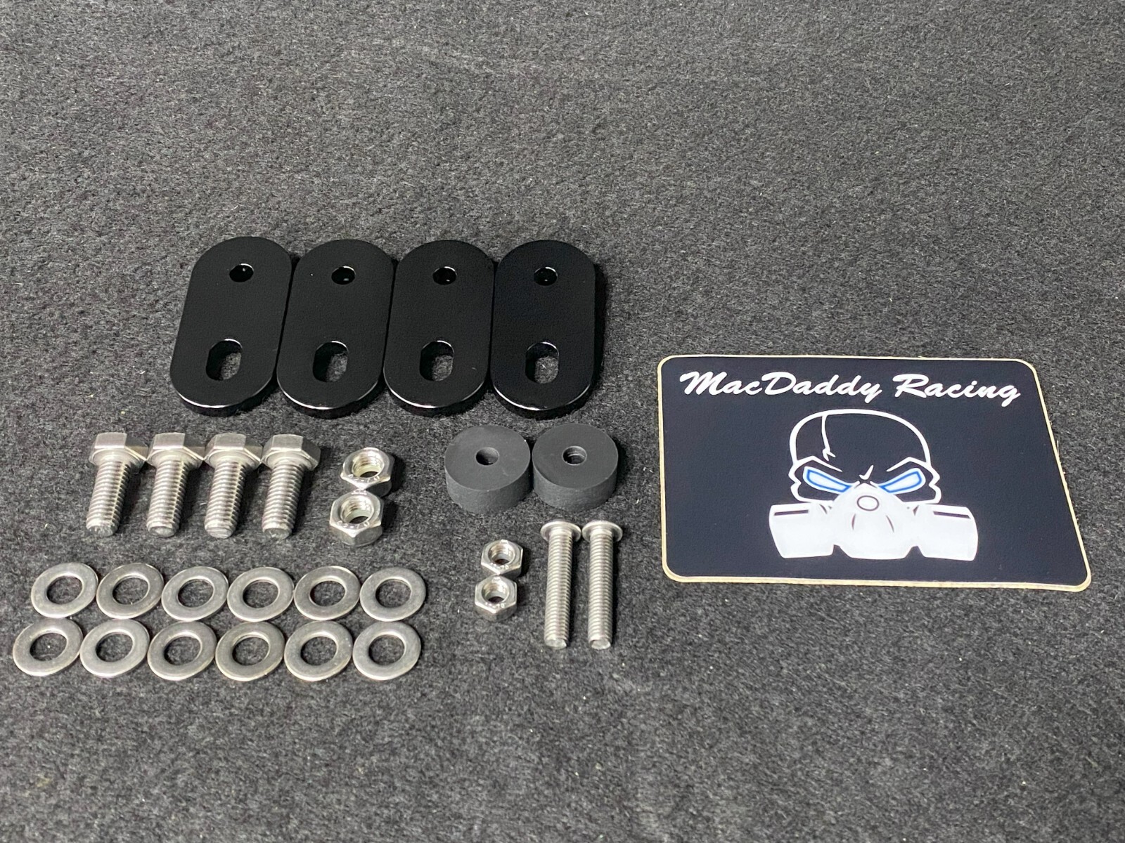 MacDaddy Racing Pipe / Exhaust Hangers with Rubber Cushions for Yamaha Banshee