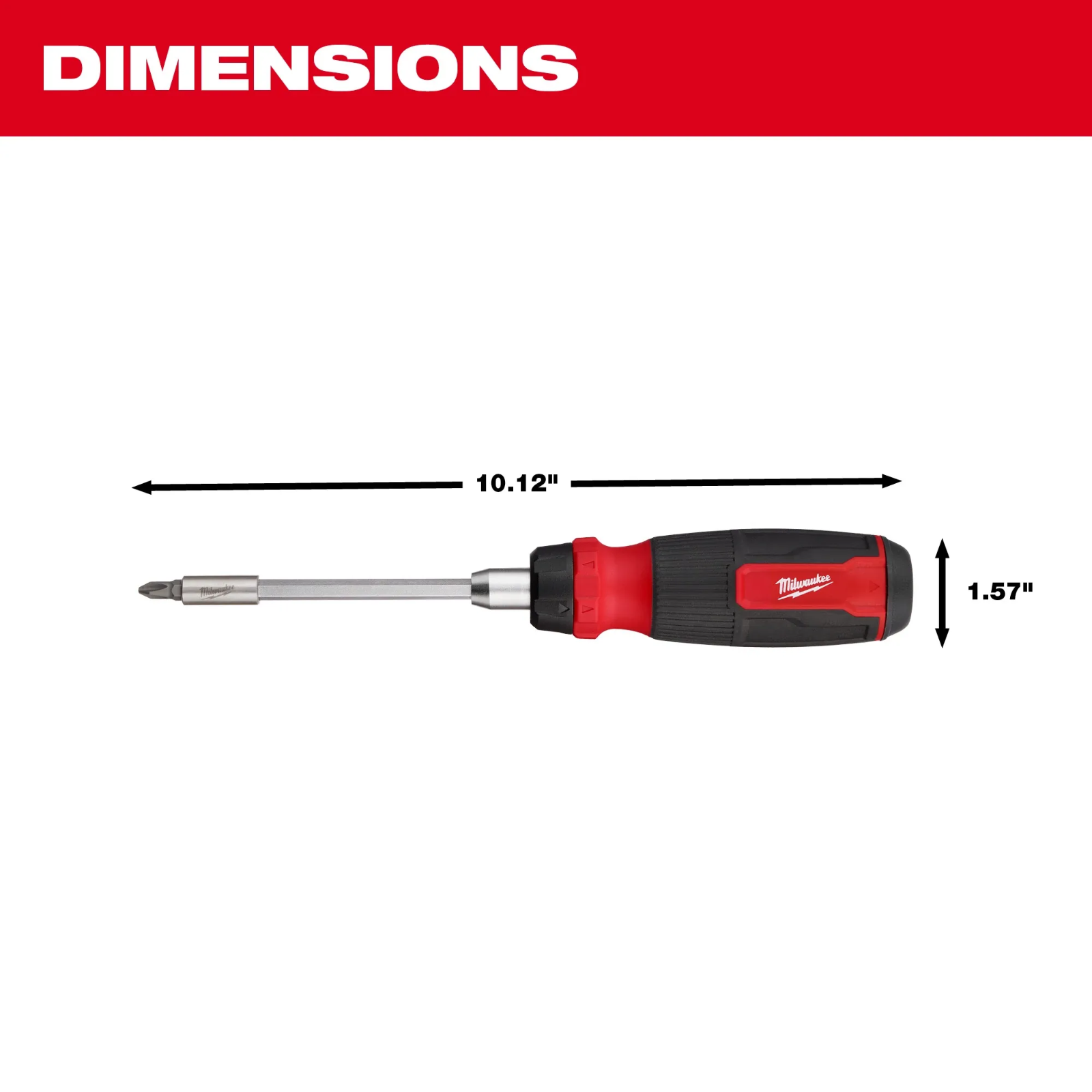 Milwaukee 48-22-2903 14-In-1 Ratcheting Multi-Bit Screwdriver
