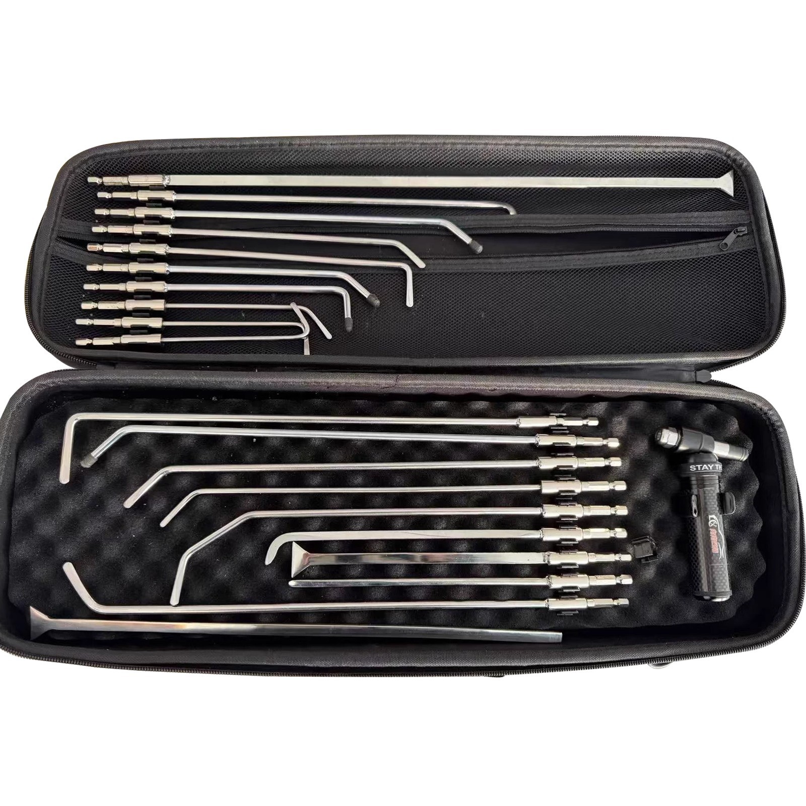 20 Pcs Paintless Dent Removal Push Rods Kit, Automotive Panel Dent Removal Hooks