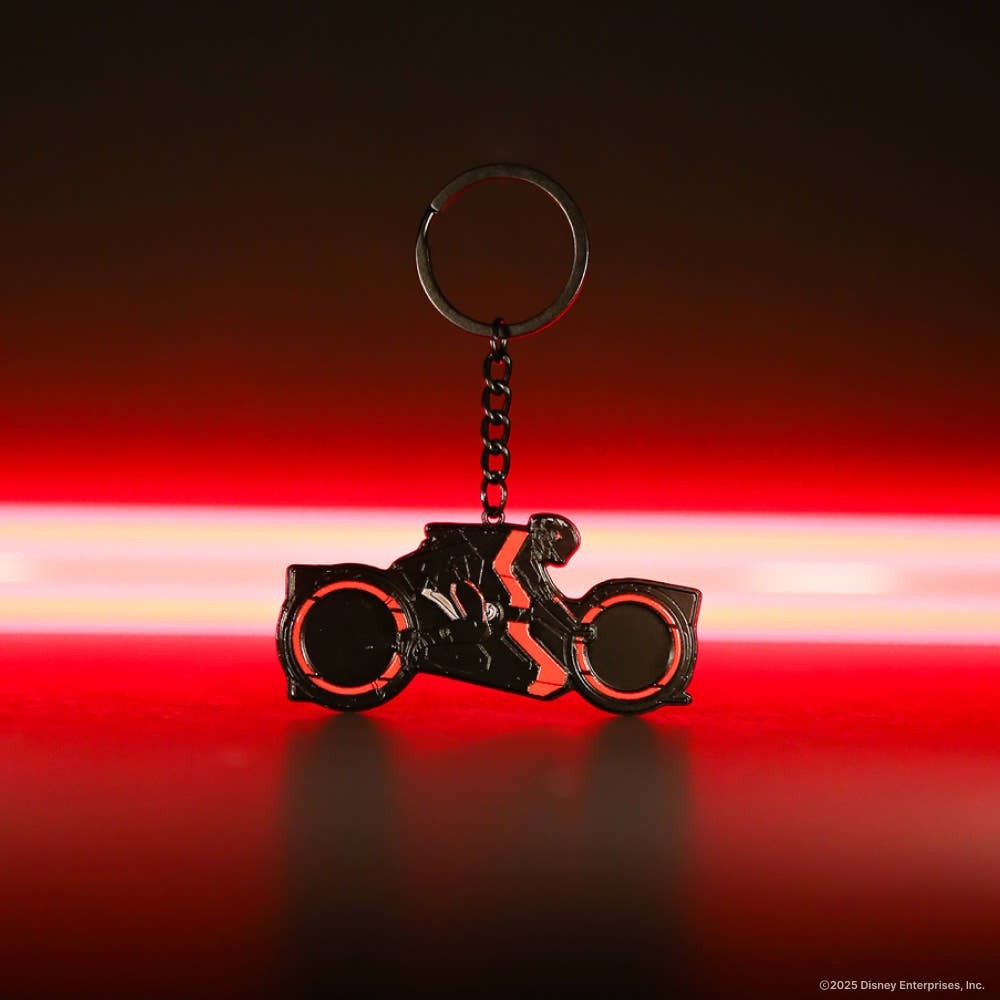 Disney Parks 2025 Tron Ares Metal Keychain keyring "Korea Limited" FREE SHIPPING