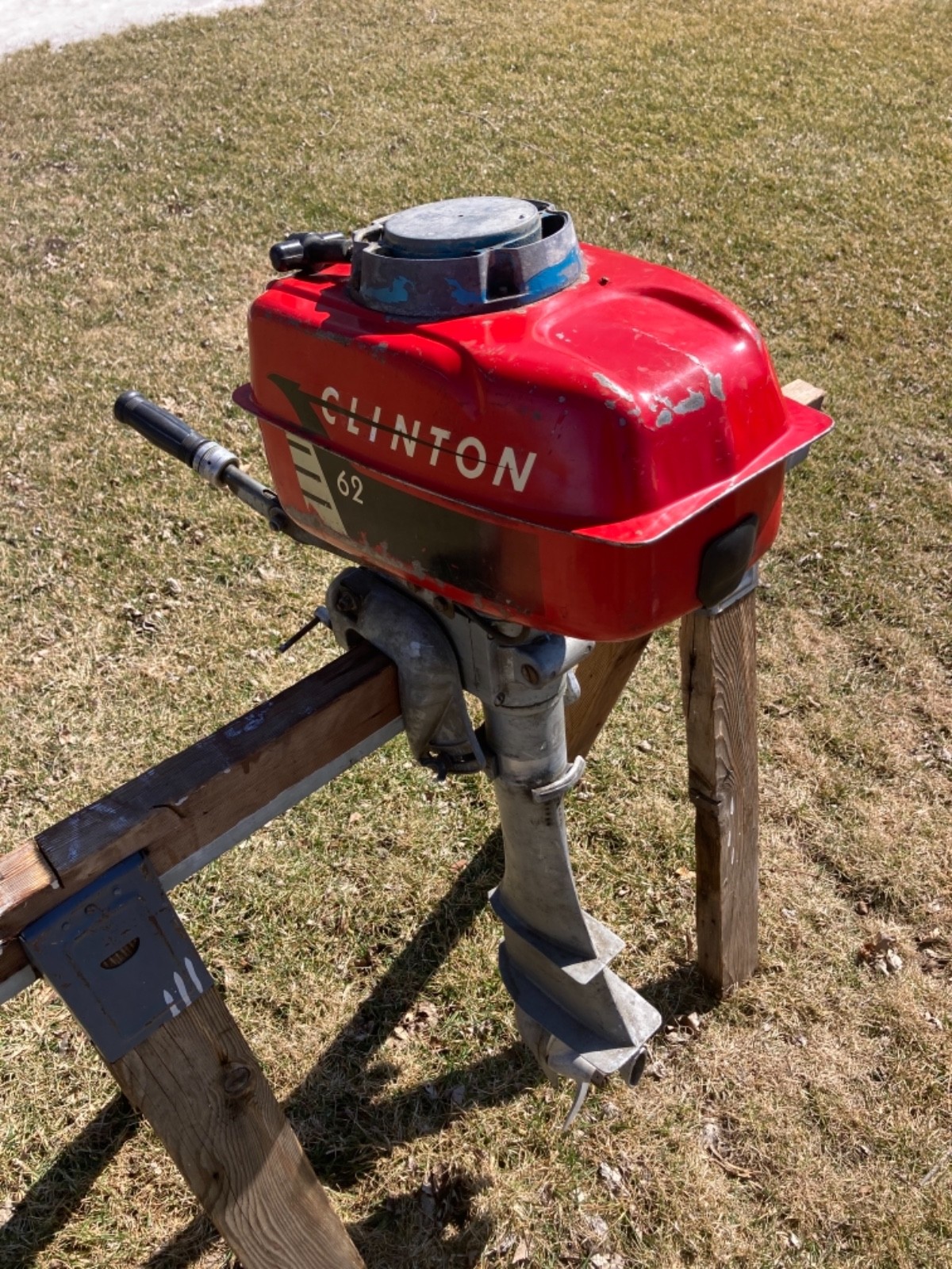 1956 Clinton Model 62R Outboard Boat Motor 5.5 HP Very Nice