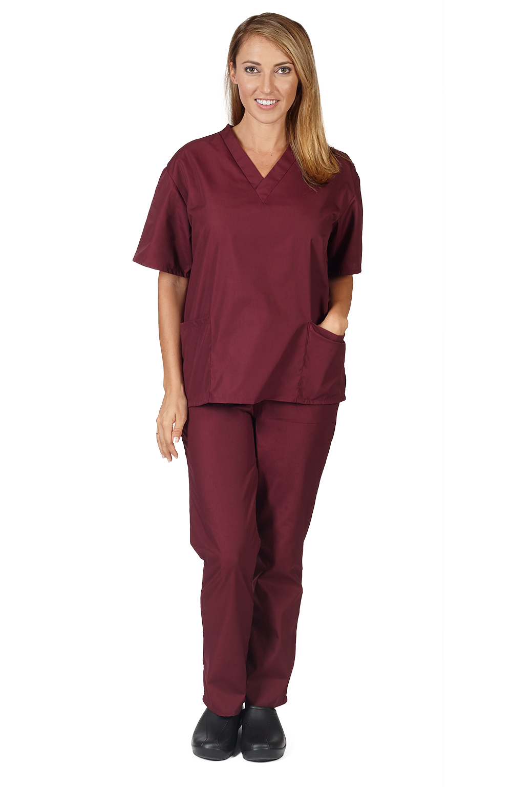 Medical Nursing Scrub Set NATURAL UNIFORMS Men Women Unisex Top Pants BP101