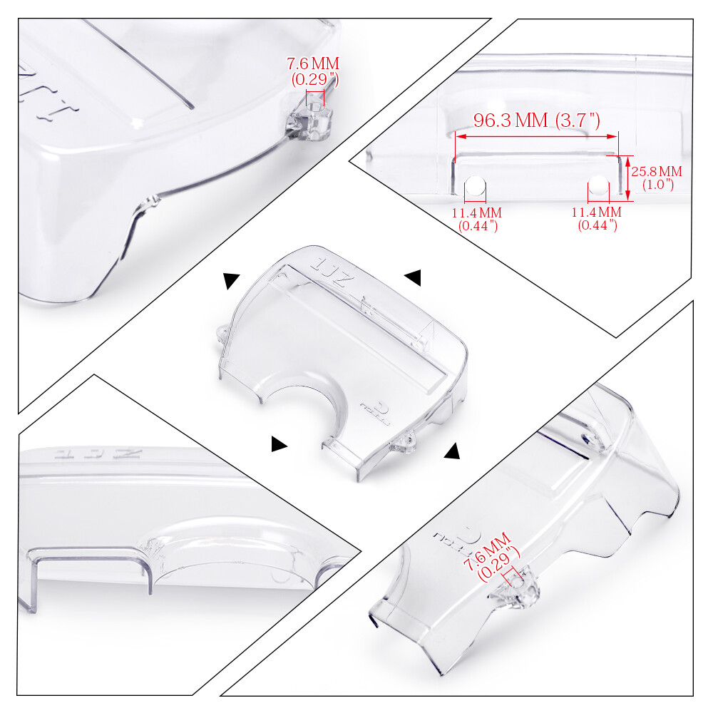 Clear Cam Timing Belt Cover Fit For Toyota Supra Chaser Soarer Cresta 1JZ 1JZGTE