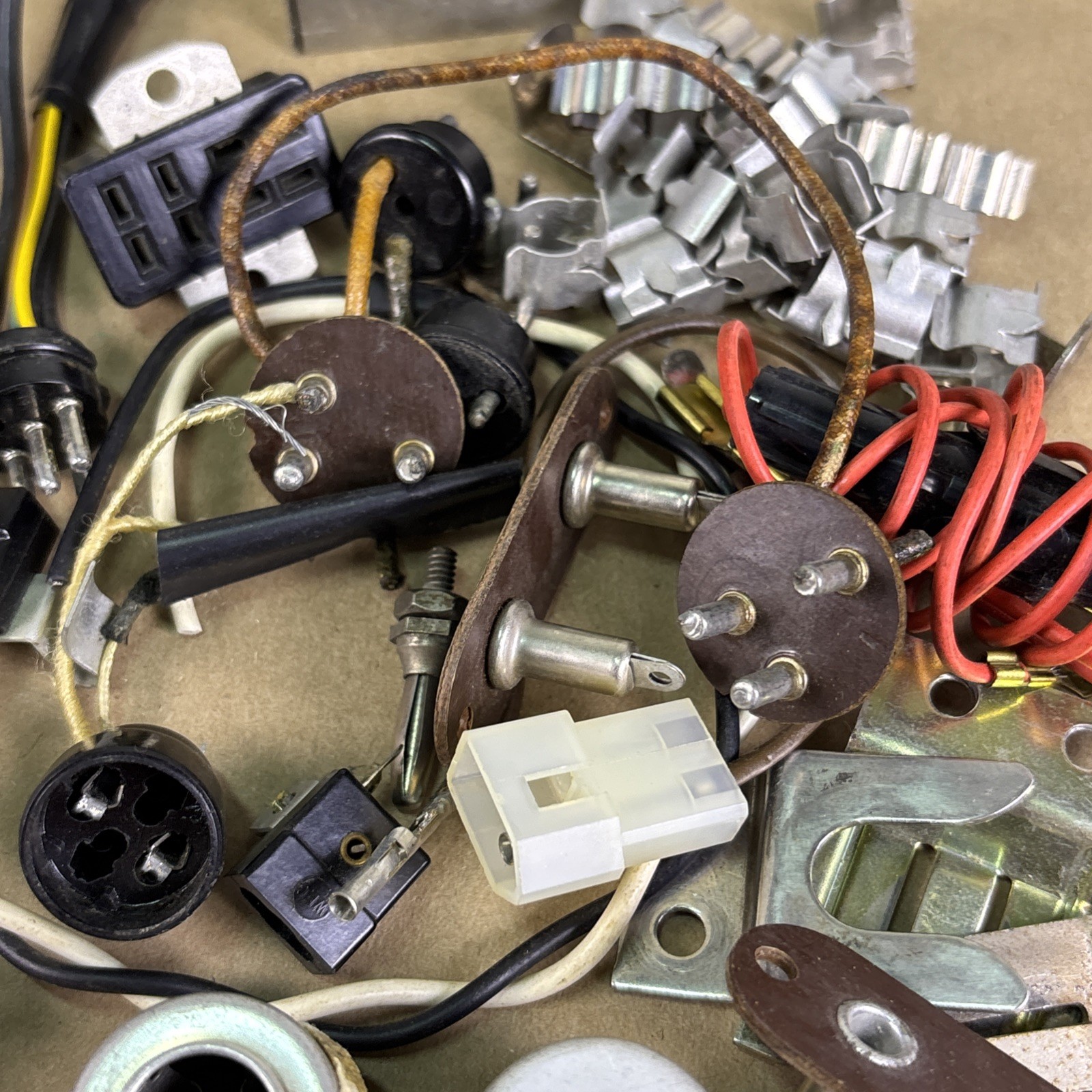 Miscellaneous Lot of Various Ham Radio Sockets and Parts Junk Drawer Lot