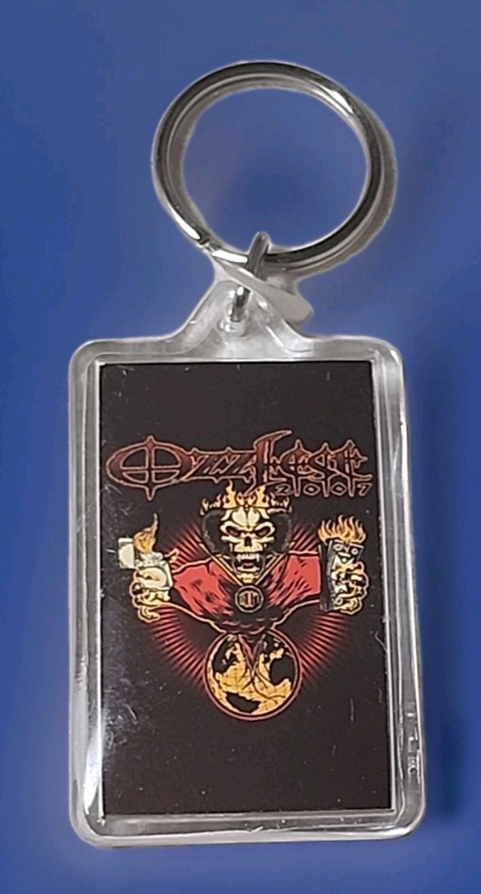 ULTRA RARE OZZY OSBOURNE OZZFEST 2007 MONOWISE LIMITED KEYCHAIN VINTAGE UNUSED