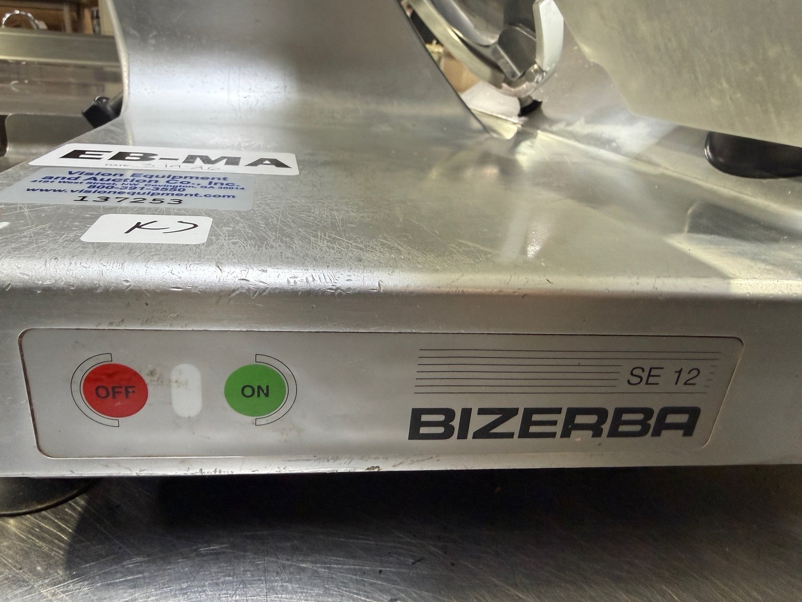 BIZERBA SE12 US MANUAL MEAT CHEESE DELI SLICER