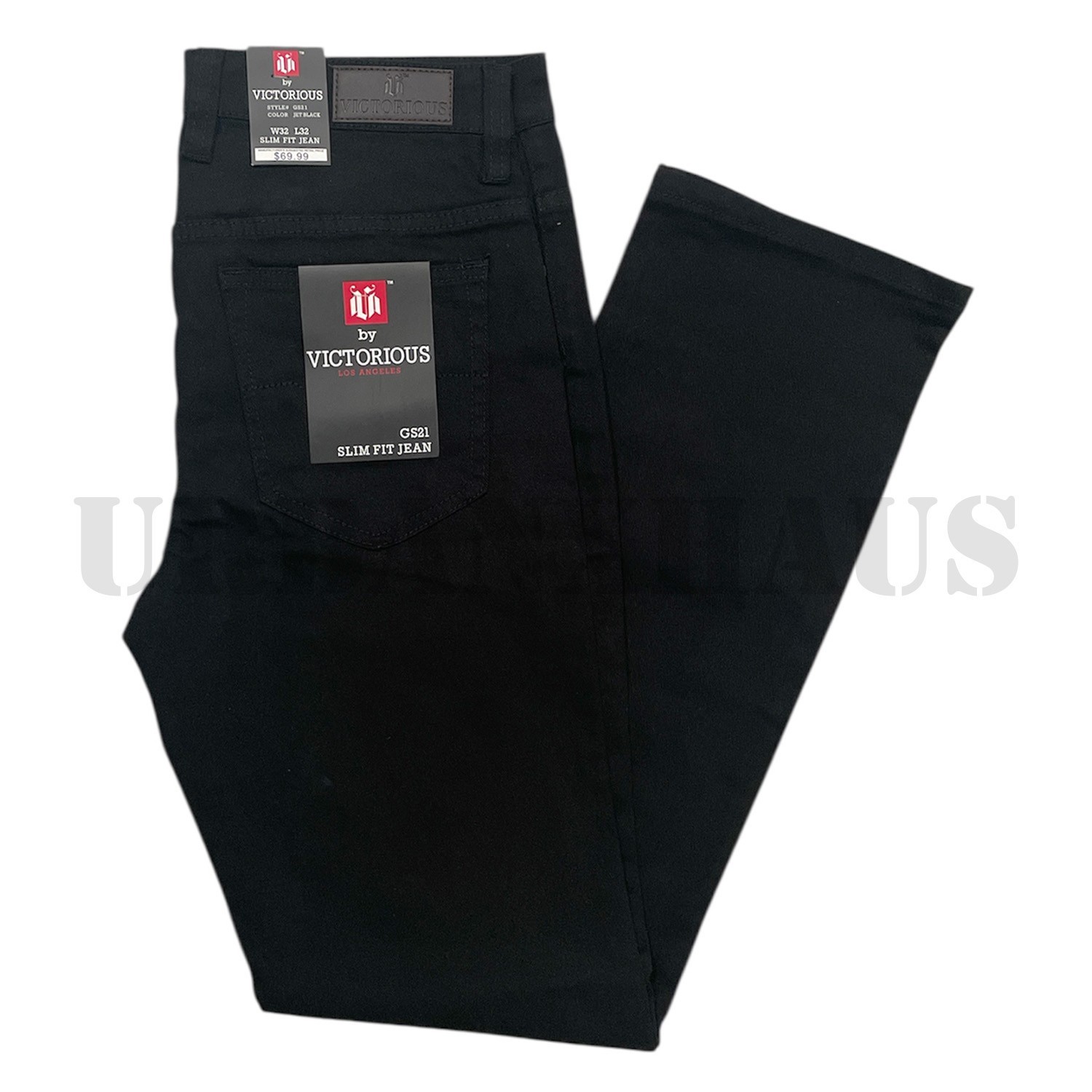 Victorious Men's Slim Fit Colored Denim Jeans Stretch Pants GS21 - FREE SHIP