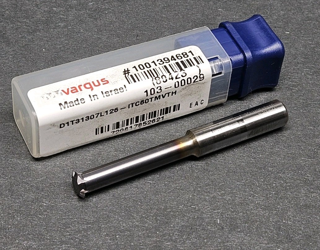Vargas Carbide Single Point Thread Mill 16-24 TPI 1-1.5 Pitch 5/16" Shank ⅜"-24