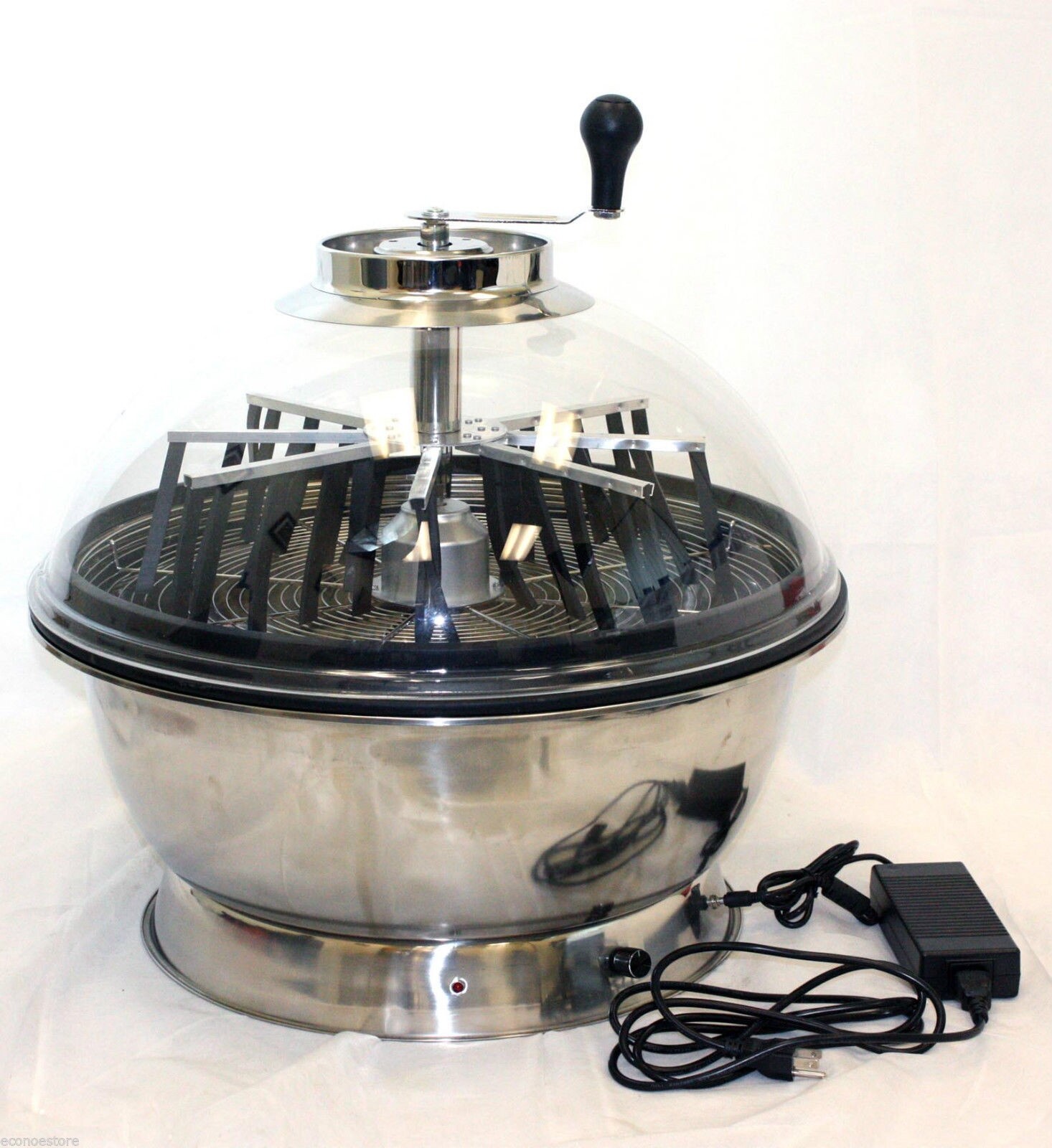 24" Hydroponic Spin Bowl Trimmer Electric Hand Spin Reaper Wet Dry Bud Trim