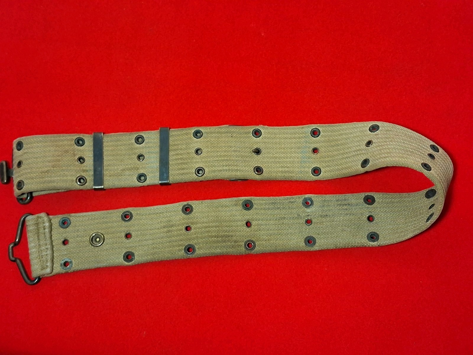 Original WWI US Combat Belt M1912 WW1 L.C.C. & Co 1918 Army AEF VG