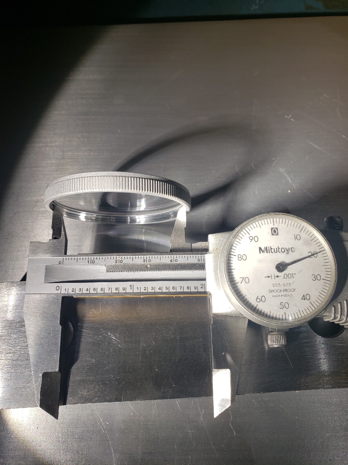New bezel with lens only for Mitutoyo dial indicator made in USA.