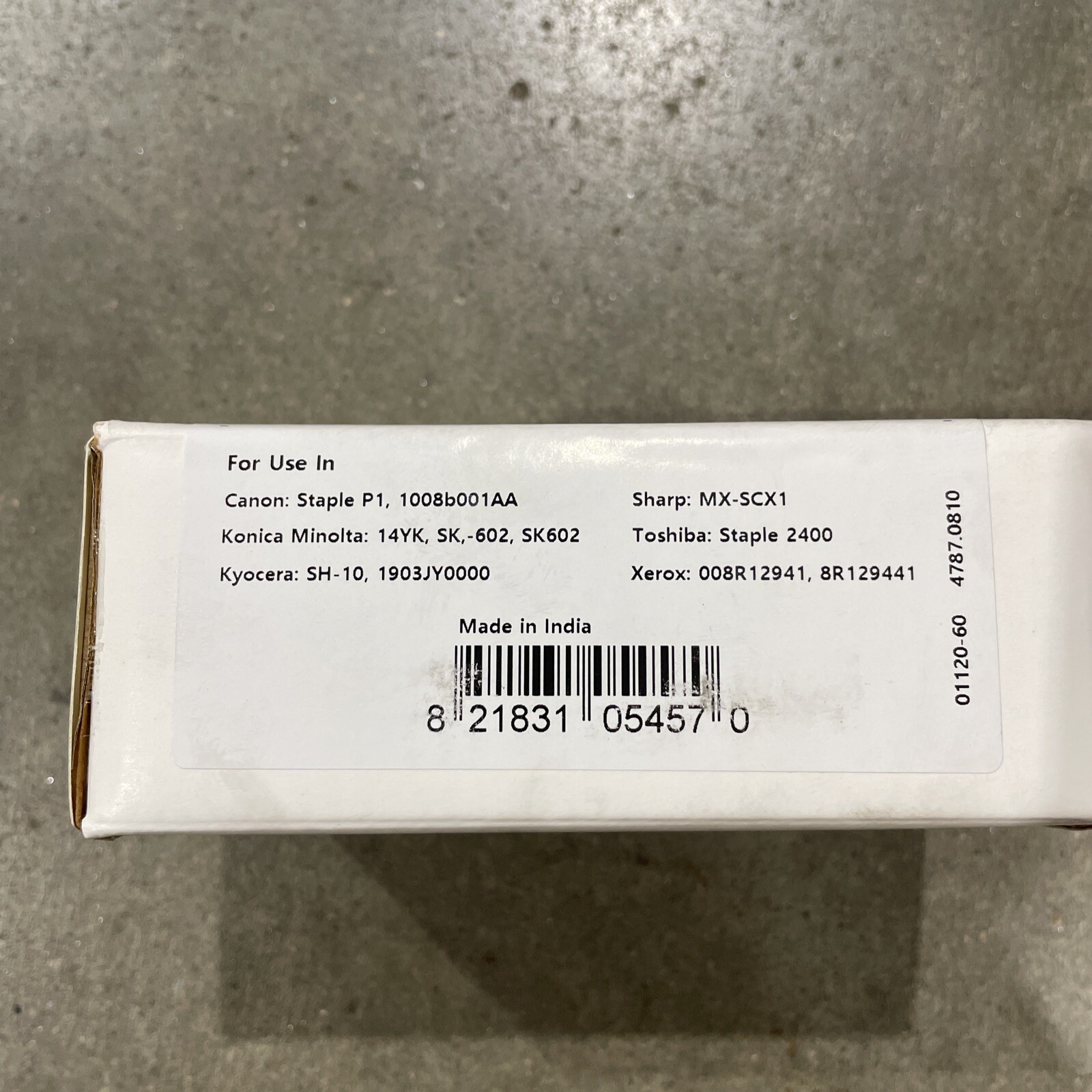 Swingline Katun P1 Staples 3 Cartridges 15000 Total Staple 37664 For Canon Sharp