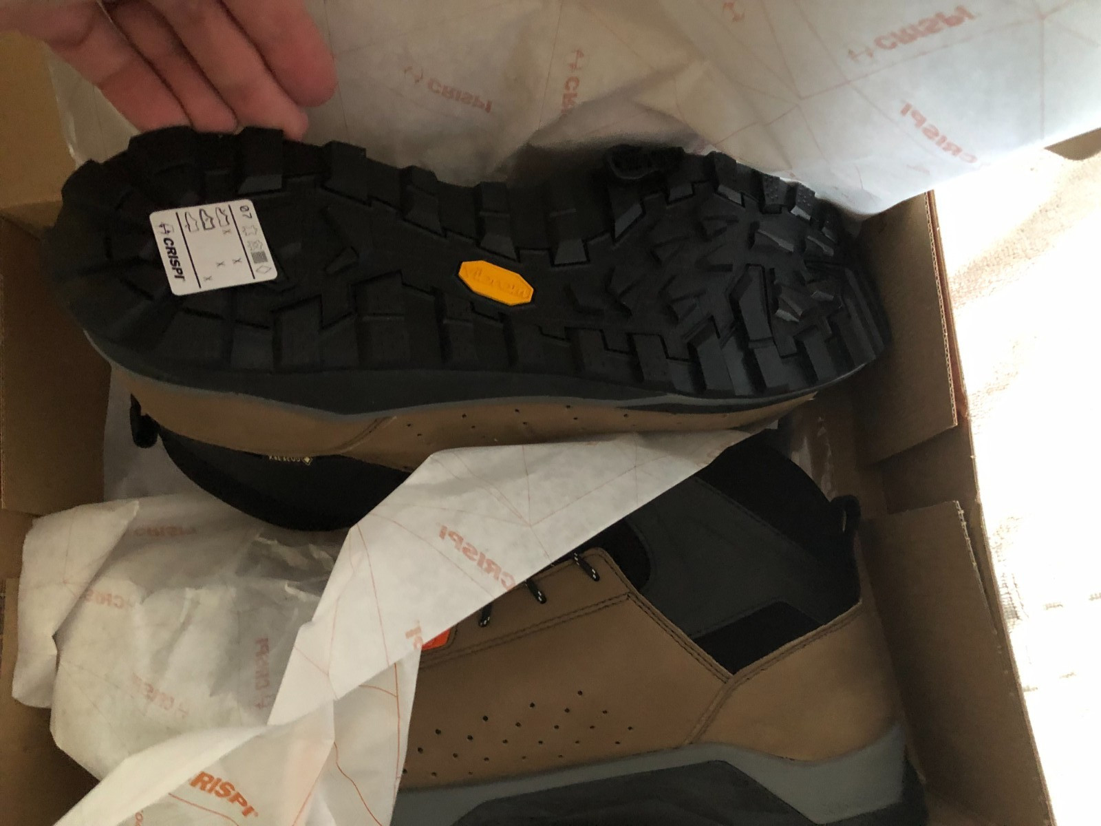 New Crispi Attiva Mid GTX Brown Orange Size 11 LW2320 4207