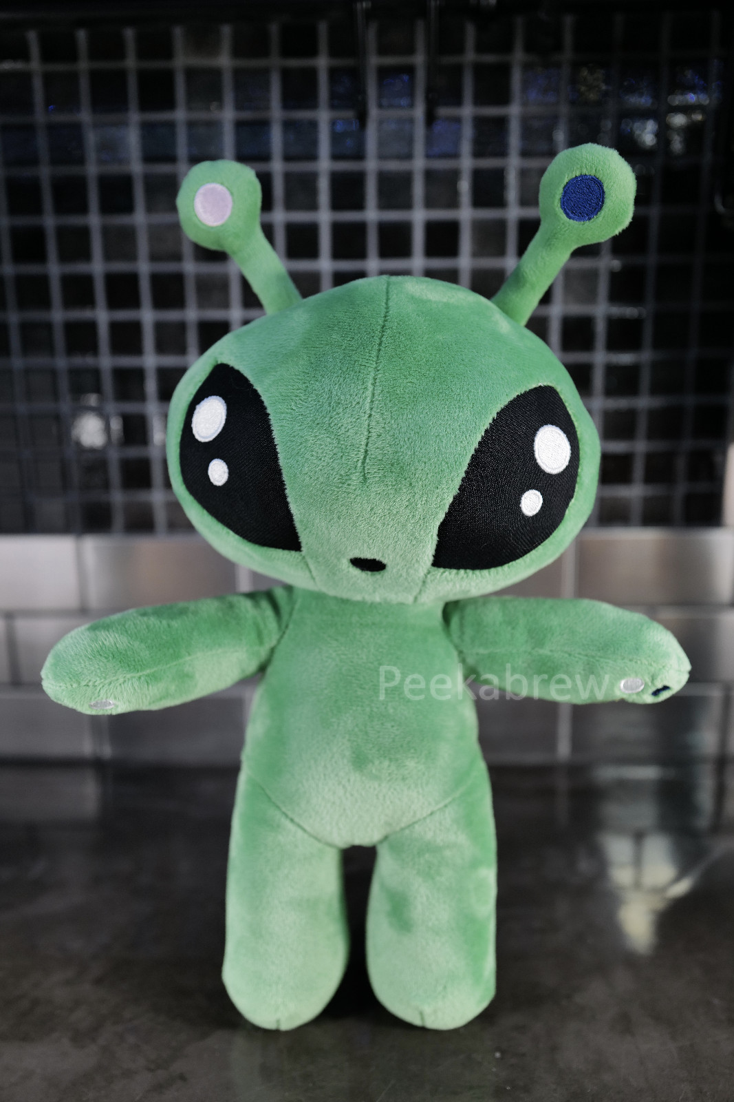 IKEA Branded AFTONSPARV Alien Plush - Green - Genuine  13 ½" Toy Official - USA
