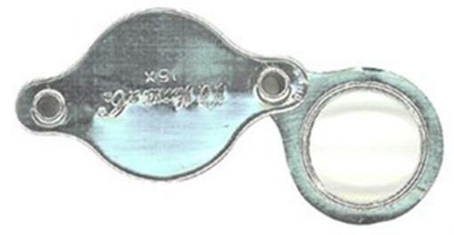 Coin Inspection 16X Loupe Jeweler Magnifier Harris Wide Field Best Free Shipping