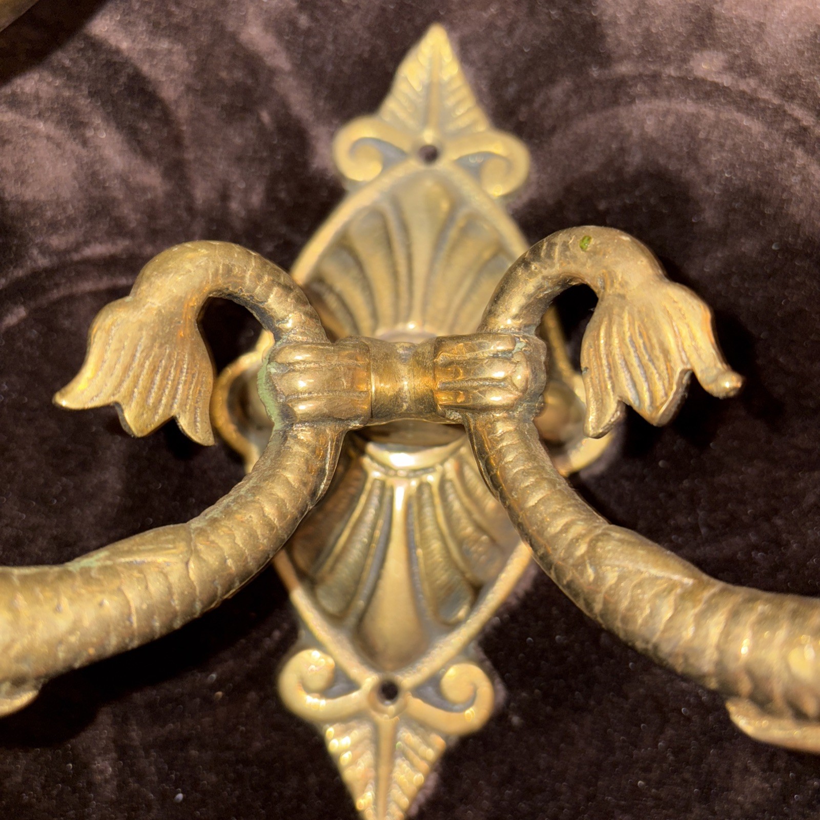 Vintage Lamp 2 Arm Double Wall Mount Oil Light Sconce Sea Monster Dolphin Koi