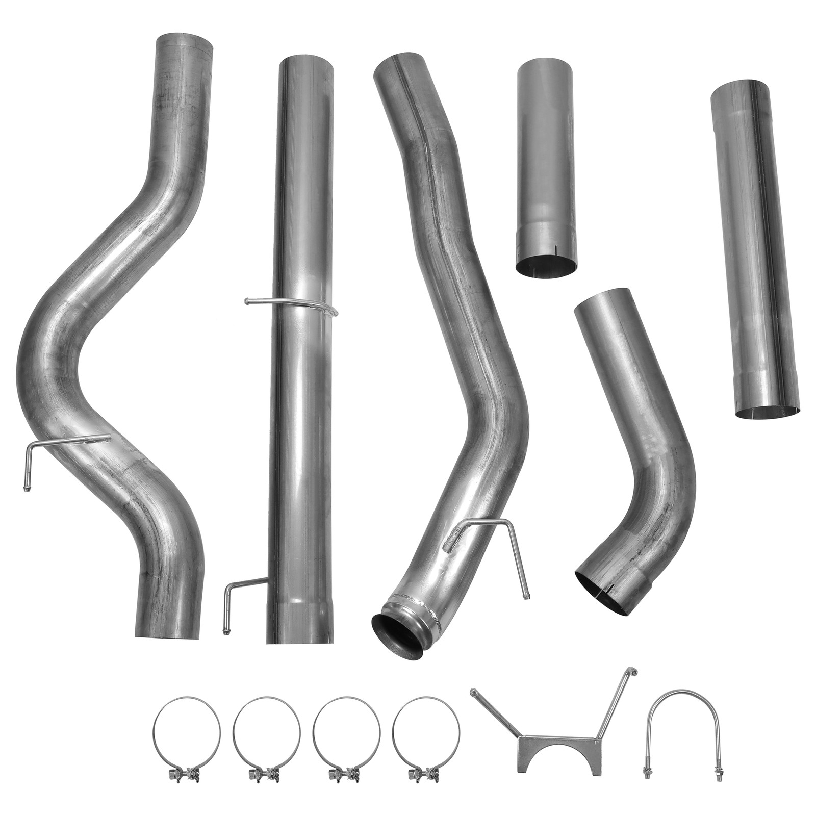 For 2013-18 Dodge Ram 6.7L 2500 3500 Stainless Steel 5" Tubro Back Exhaust Pipe