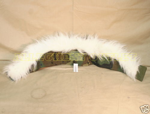 ECWCS GORETEX PARKA HOOD RUFF Fur Extended Cold Weather WOODLAND X-Large NWT