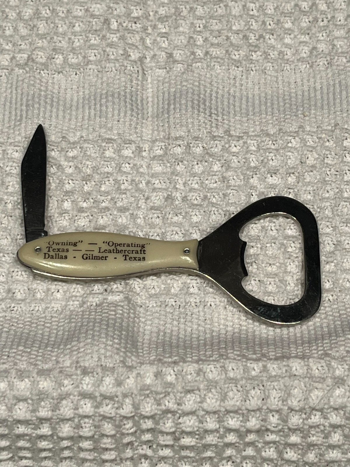 Vintage Bottle Burr E. Porter Sr. Bottle Opener Pocket Knife Colonial USA