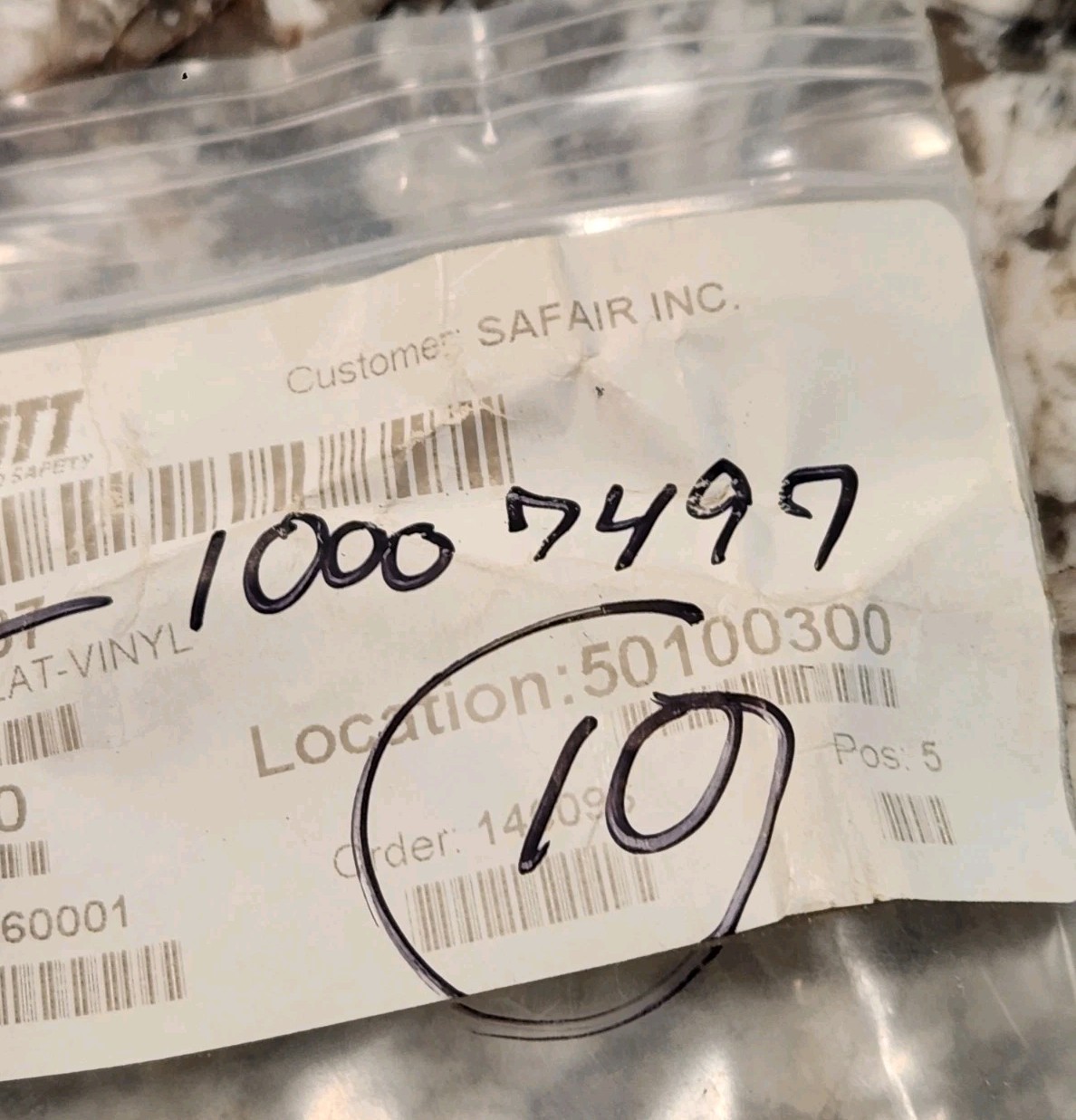 LOT of 10 SCOTT 45 MINUTE 4500 PSI TRANSPARNT CYLINDER LABEL 10007497 Approx 22"