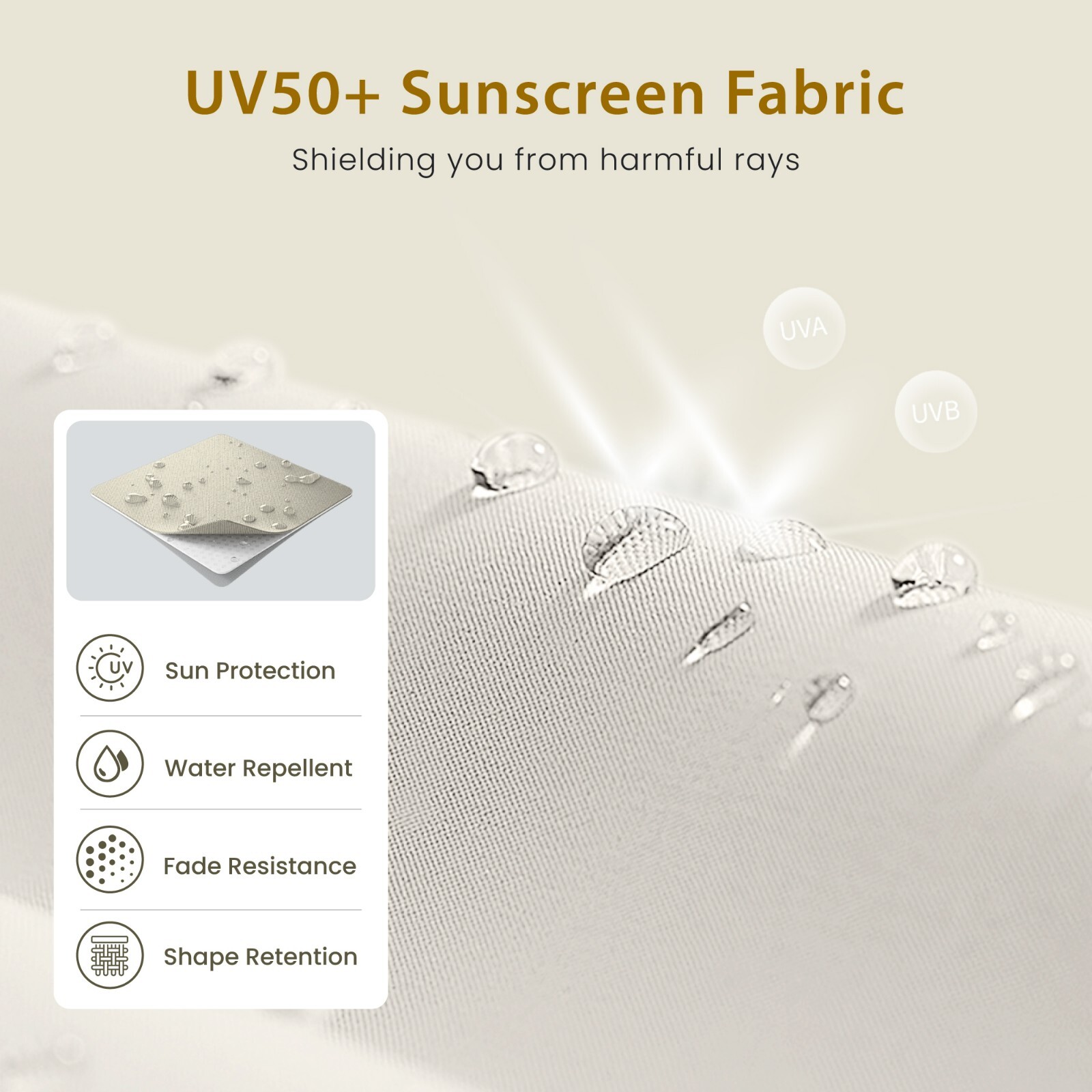 7ft Beach Umbrella with Carry Bag Patio Outdoor Fringe Umbrella Crank Tilt