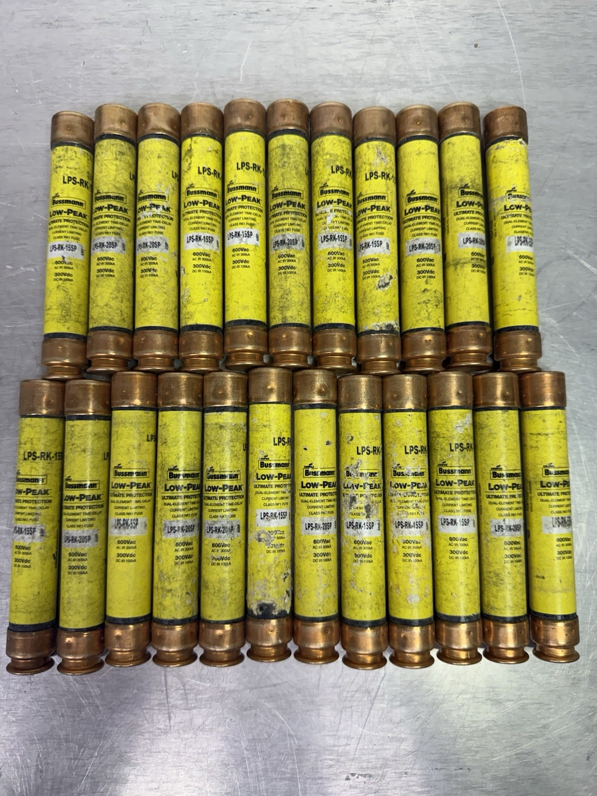Bussmann LPS-RK Fuse Lot 23 Low-Peak RK1 600V 5SP 15SP 20SP Mixed