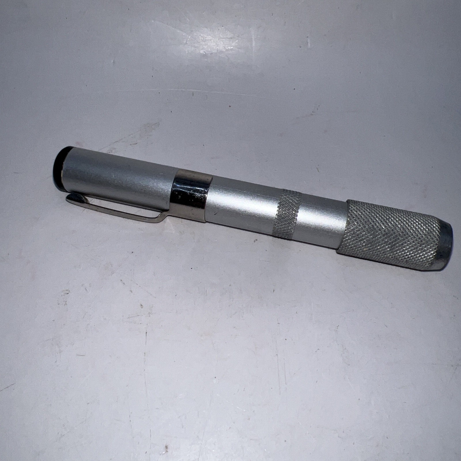 Vintage Aluminum Chalk Chuck Holder School Teacher Writing Tool