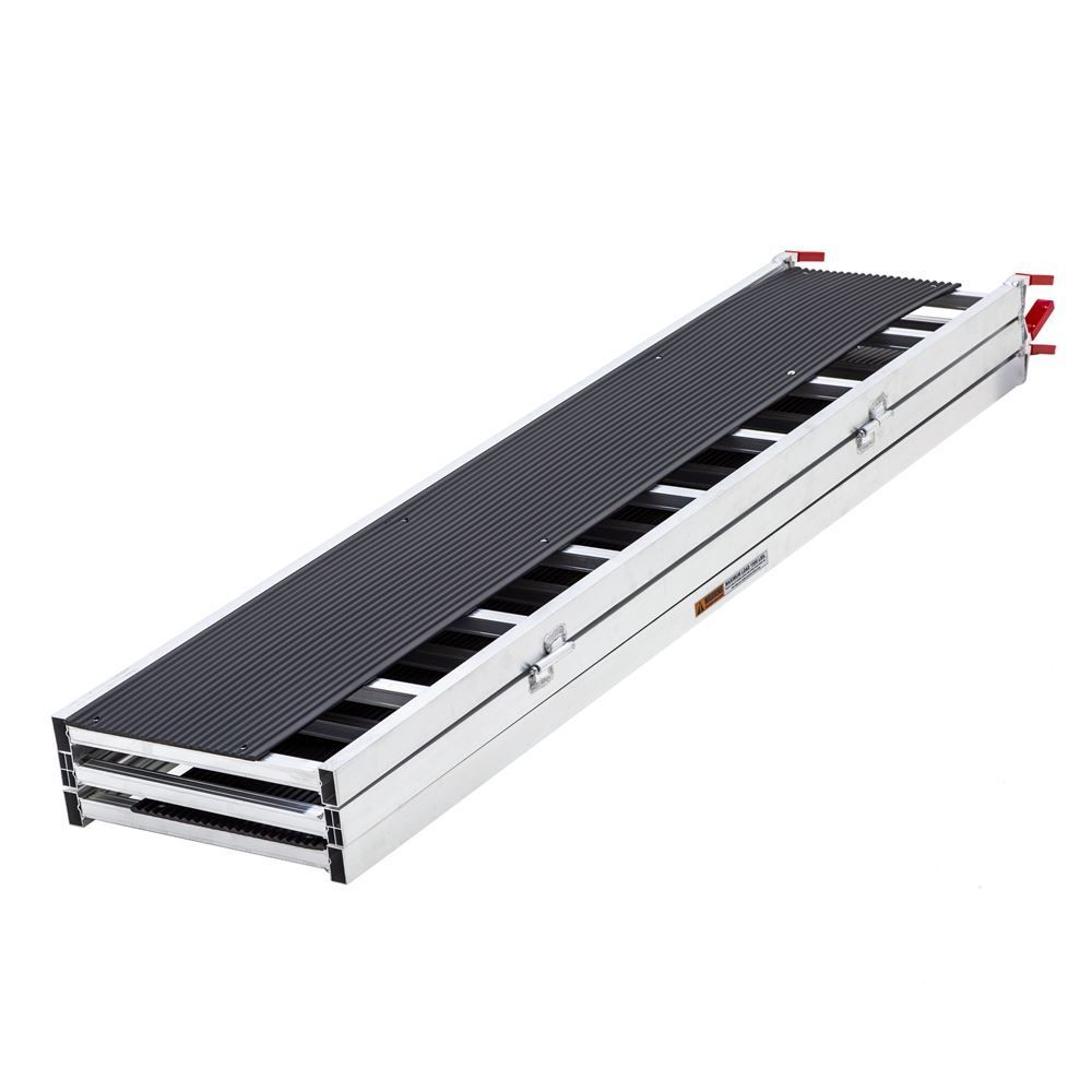 Black Ice SNO-7754-HDXW 6'5" x 54" Folding Snowmobile Ramp