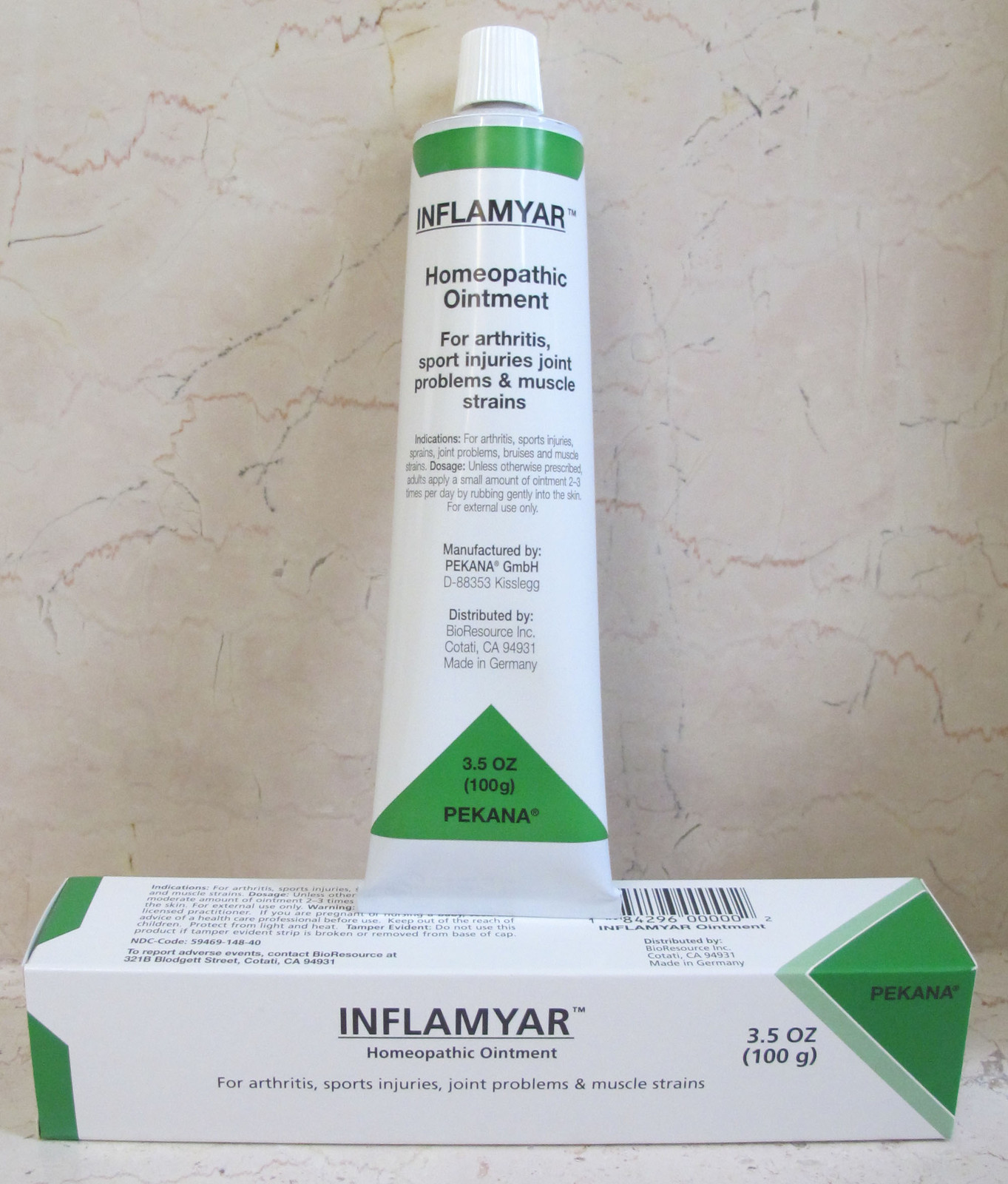 Inflamyar by Pekana-Inflammation & Pain Relief Ointment  3.5oz / 100g
