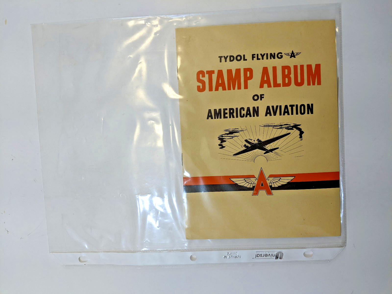 TYDOL Flying A Stamp Album of American Aviation 1940 Fuel Oil Company UNUSED A+