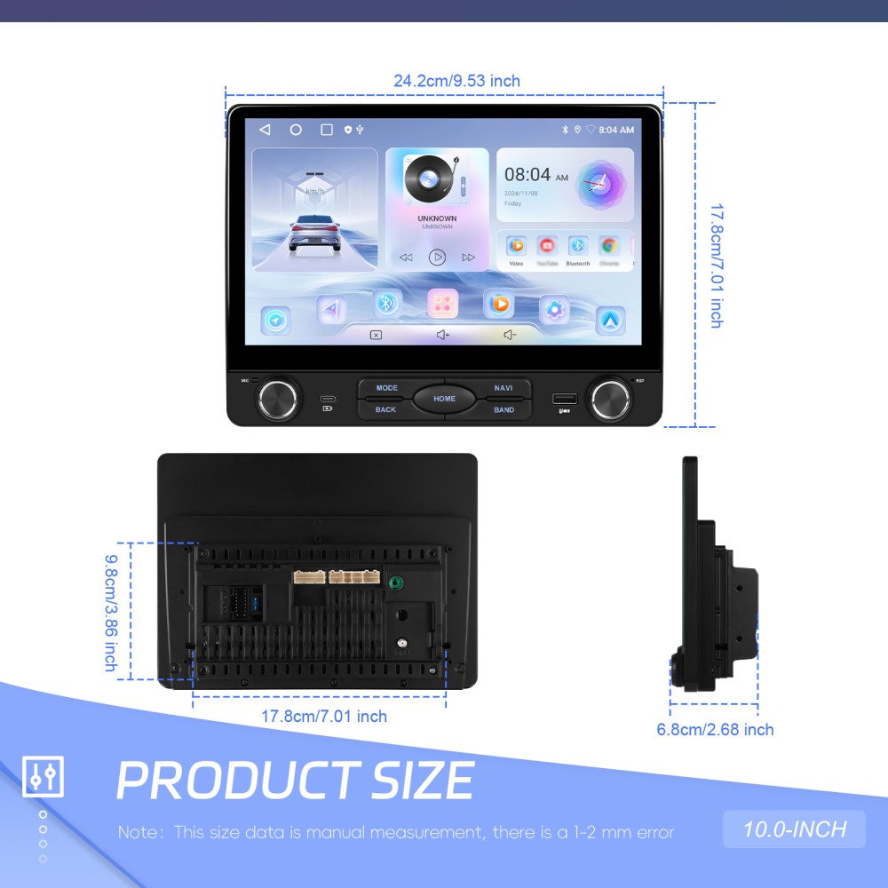 For Ford F-150 2009-2014 10" Carplay Android 15 Car Stereo Radio GPS Navi 2+64GB