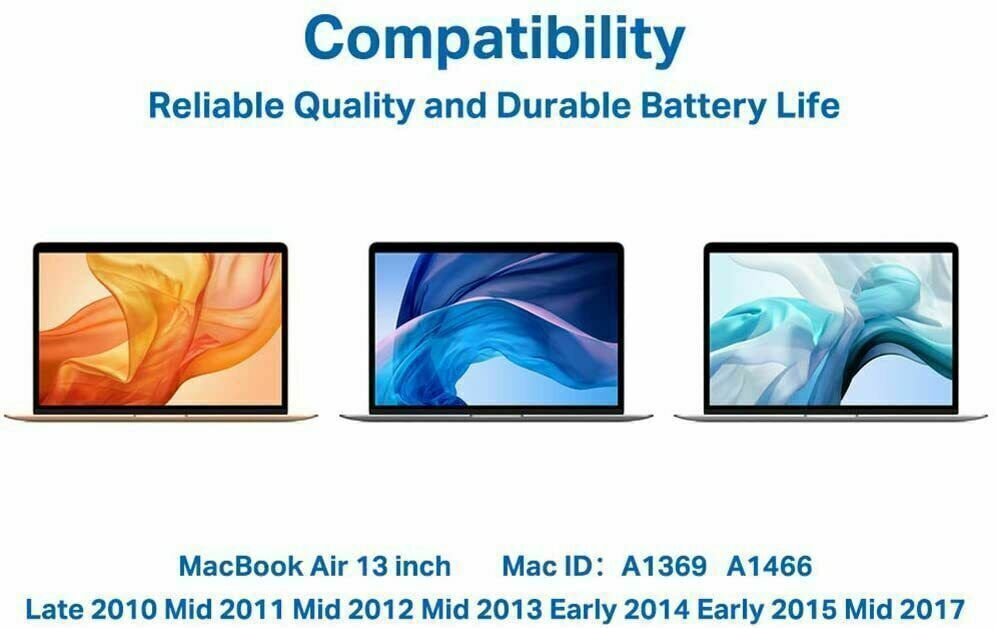 Lot 50x A1496 A1466 Battery For MacBook Air 13' A1369 A1405 A1377 2013 2014 2015