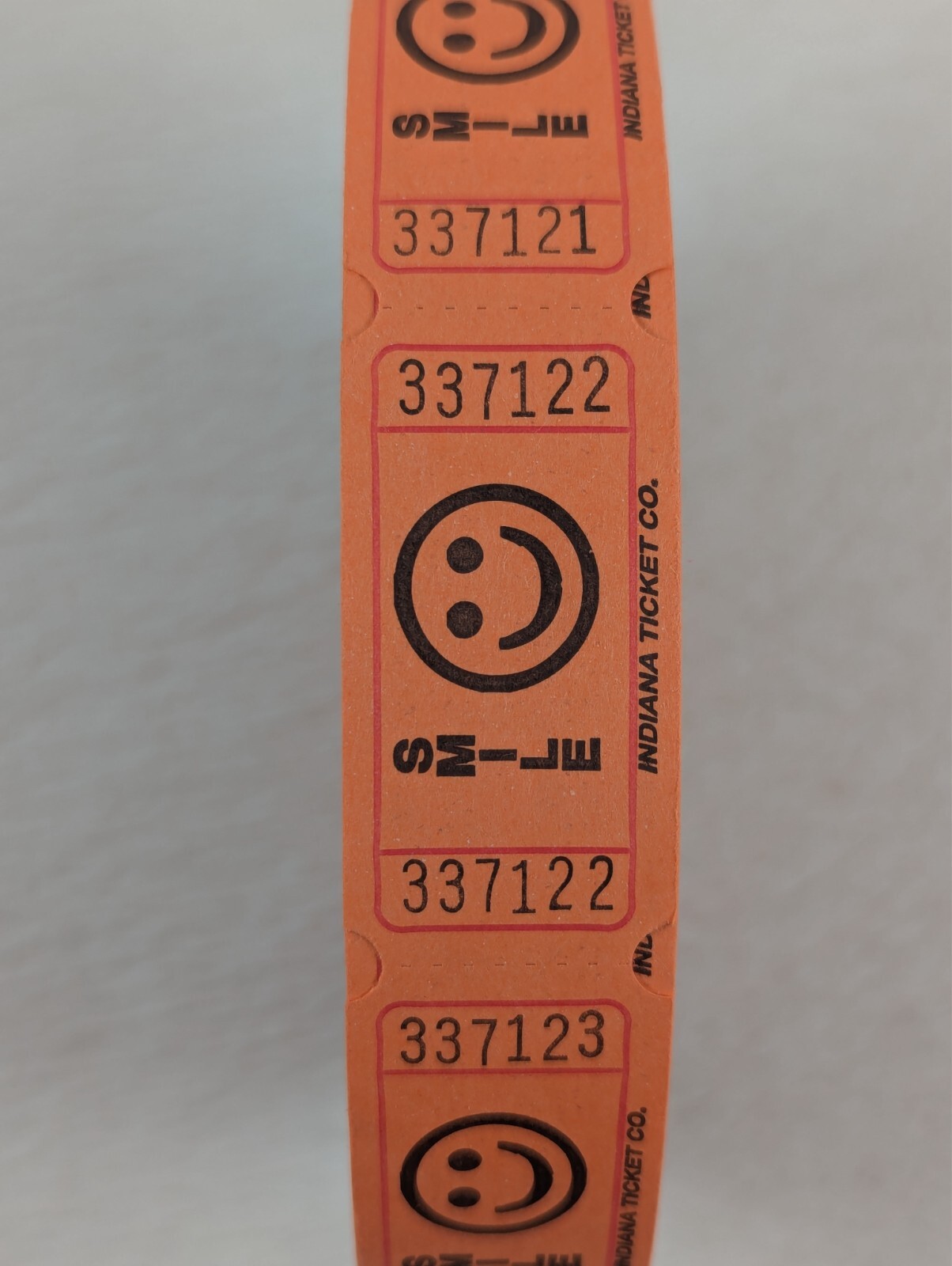 Raffle Tickets - 5 Rolls - Event Drawings - School Carnivals - Numbered