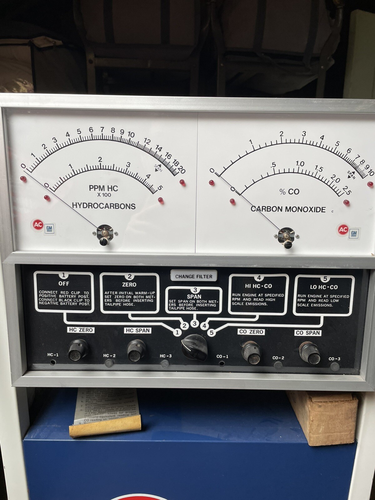 Ac St-500 Emission Analyzer Vintage