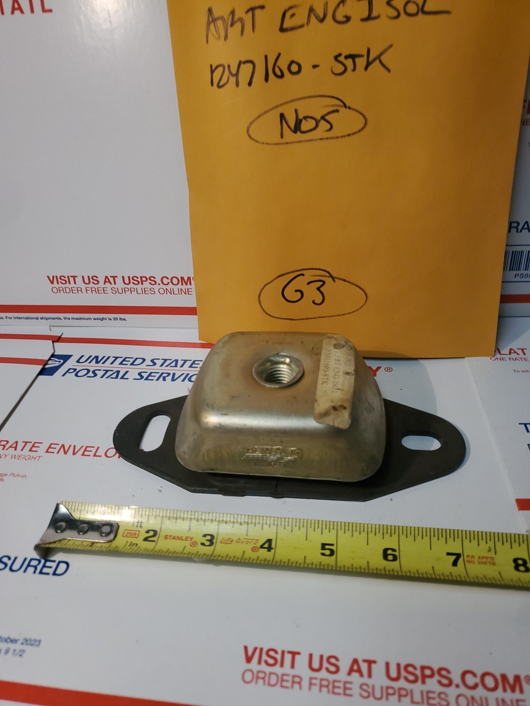 VOLVO PENTA TMD 22 ENGINE ISOLATER/ MOUNT #858161/846765 5321338-001 NEW, G2