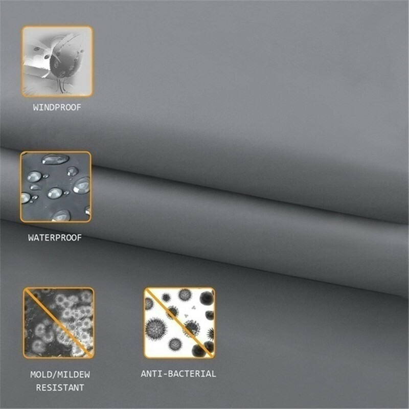 Coast Shower Curtain Bathroom Rug Set Thick Bath Mat Non-Slip Toilet Lid*