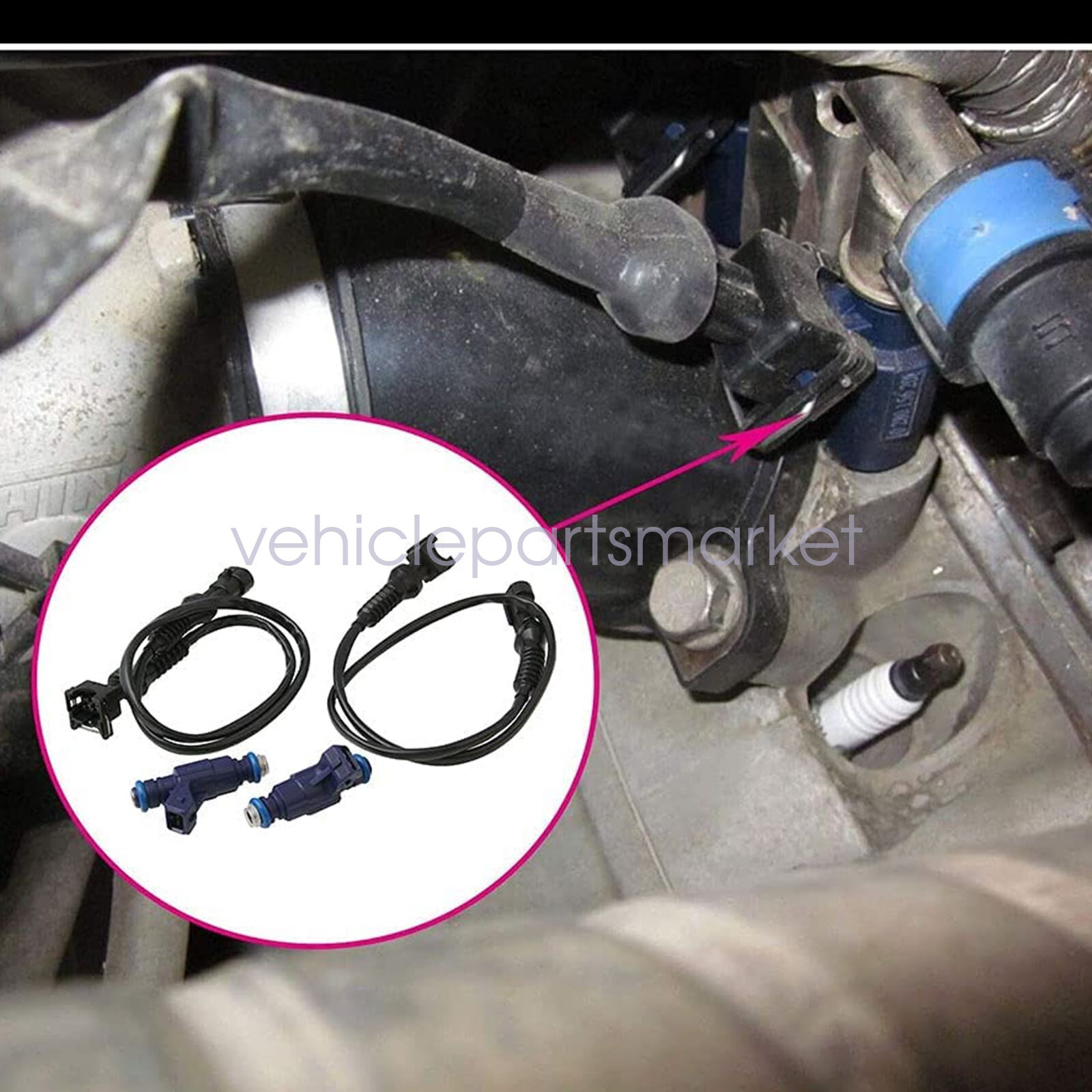 For Polaris RZR Sportsman Ranger EFI 700 800 2005-2014 Fuel Injector Set 1202863