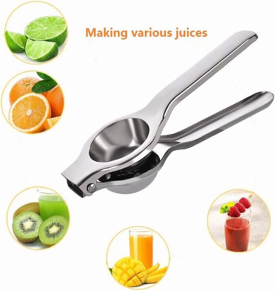 Stainless Steel Kitchen & Bar Lemon Orange Lime Squeezer Juicer Hand Press Tool
