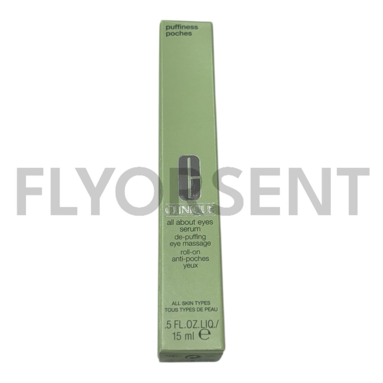 Clinique All About Eyes Serum De-Puffing Eye Massage Roll-On 15 ml / 0.5 oz NIB