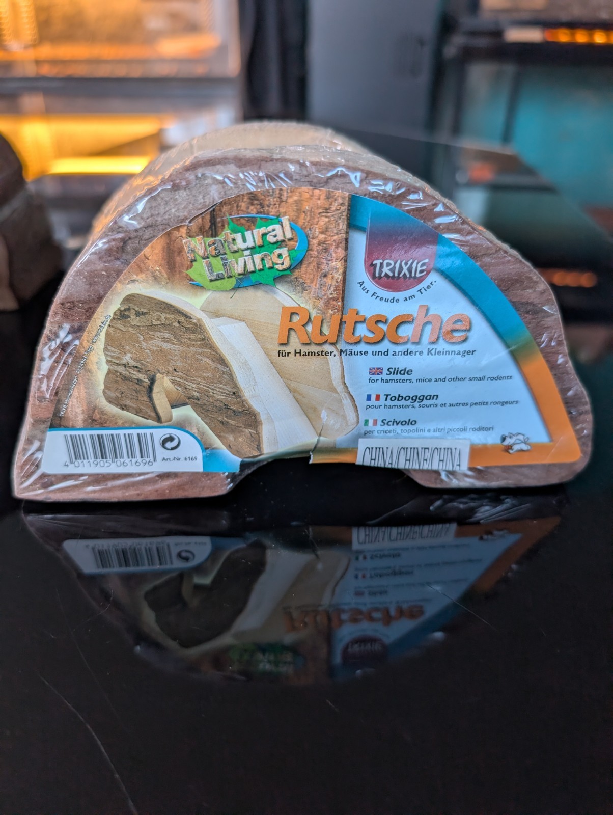 Trixie Natural Living Wood Slide Hamster Mice Small Pet Toy NEW SEALED