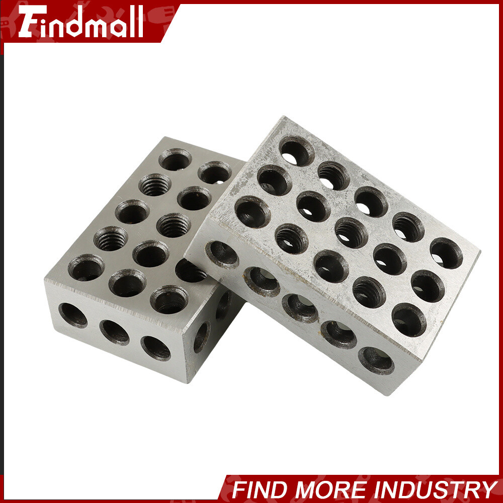 5 MATCHED PAIRS ULTRA PRECISION 1-2-3 BLOCKS 23 HOLES .0001" MACHINIST 123