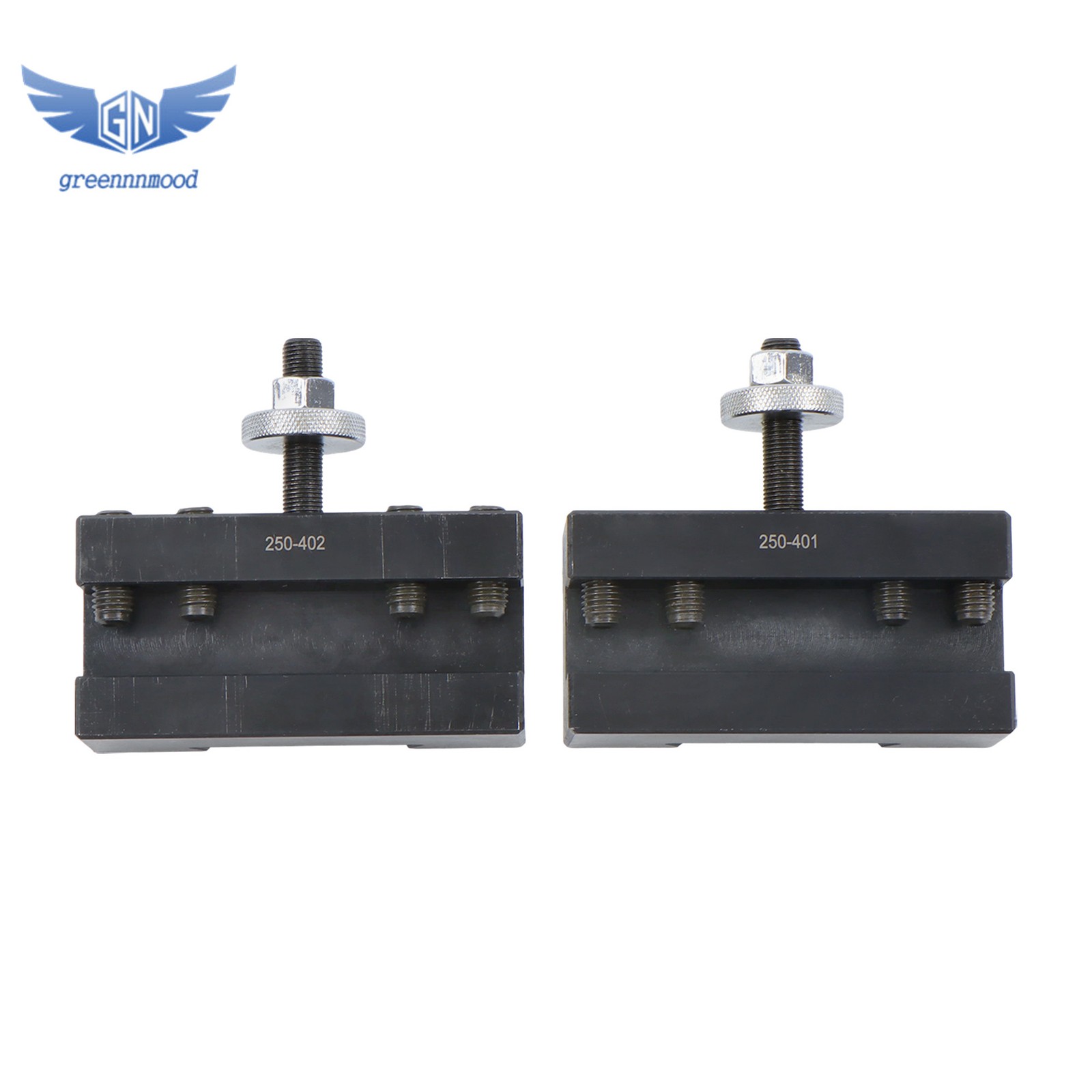 6Pcs CA 250-444 Wedge Type Quick Change Tool Post Set for 14" - 20" Lathe Swing